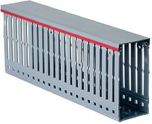 Кабель-канал перфорированный DKC Quadro RL12G 80x60мм (2000мм) серый (уп. 24м.) картинка